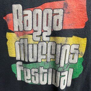 Large Ragga Muffins Festival Long Beach 2007 2-sided tour shirt